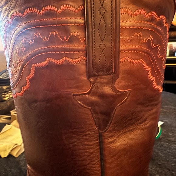 Men's Lucchese Cowboy Boots. Handmade. 
Size 12 Black Cherry Just Classics - Picture 5 of 10